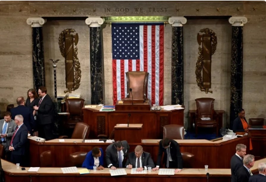 Cuộc chiến nội bộ của các đảng viên Cộng hòa đã gây ra bế tắc chưa từng có tại Hạ viện Mỹ trong lịch sử hiện đại. Ảnh: AFP