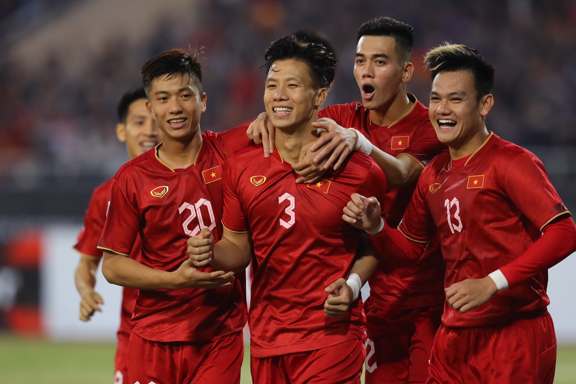 Đội tuyển Việt Nam tại AFF Cup 2022. Ảnh: Minh Dân