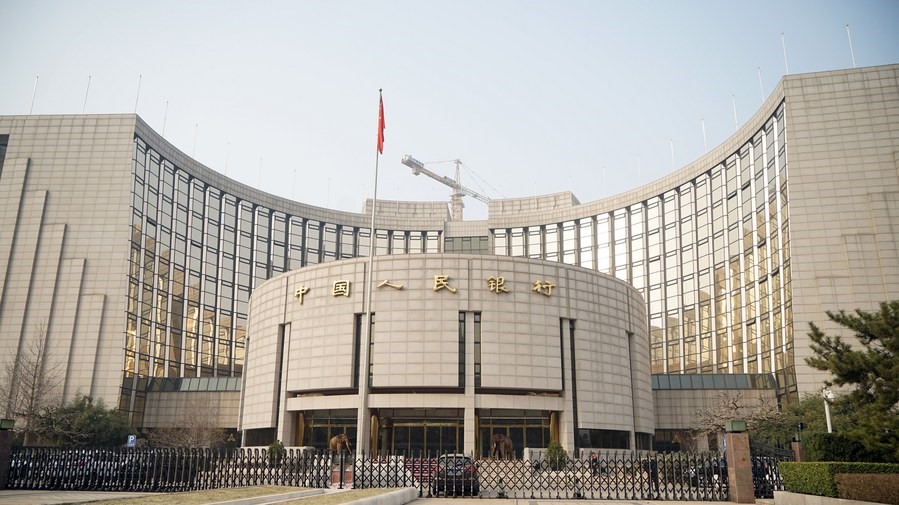 Trụ sở Ngân hàng Nhân dân Trung Quốc tại thủ đô Bắc Kinh. Ảnh: Xinhua