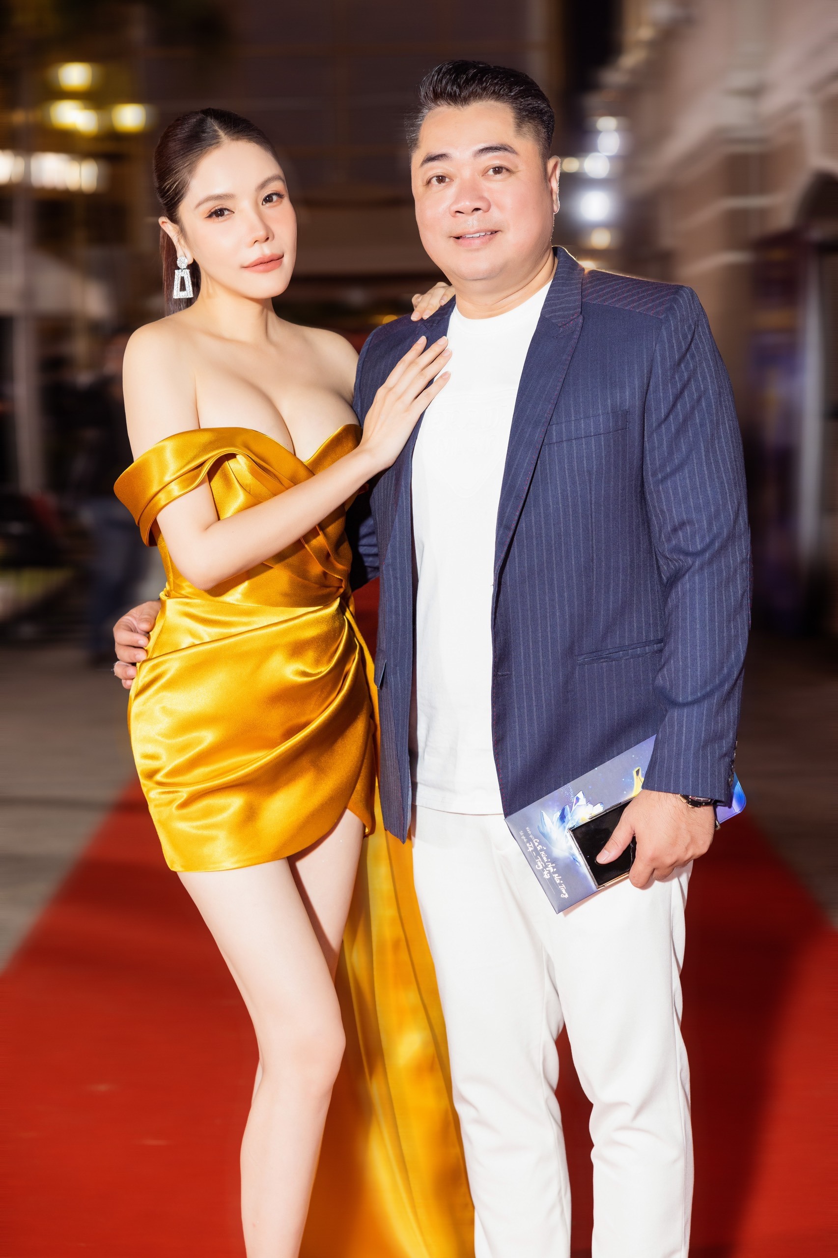 Nữ ca sĩ Kiwi Ngô Mai Trang và ông xã. Ảnh: Nghệ sĩ cung cấp.
