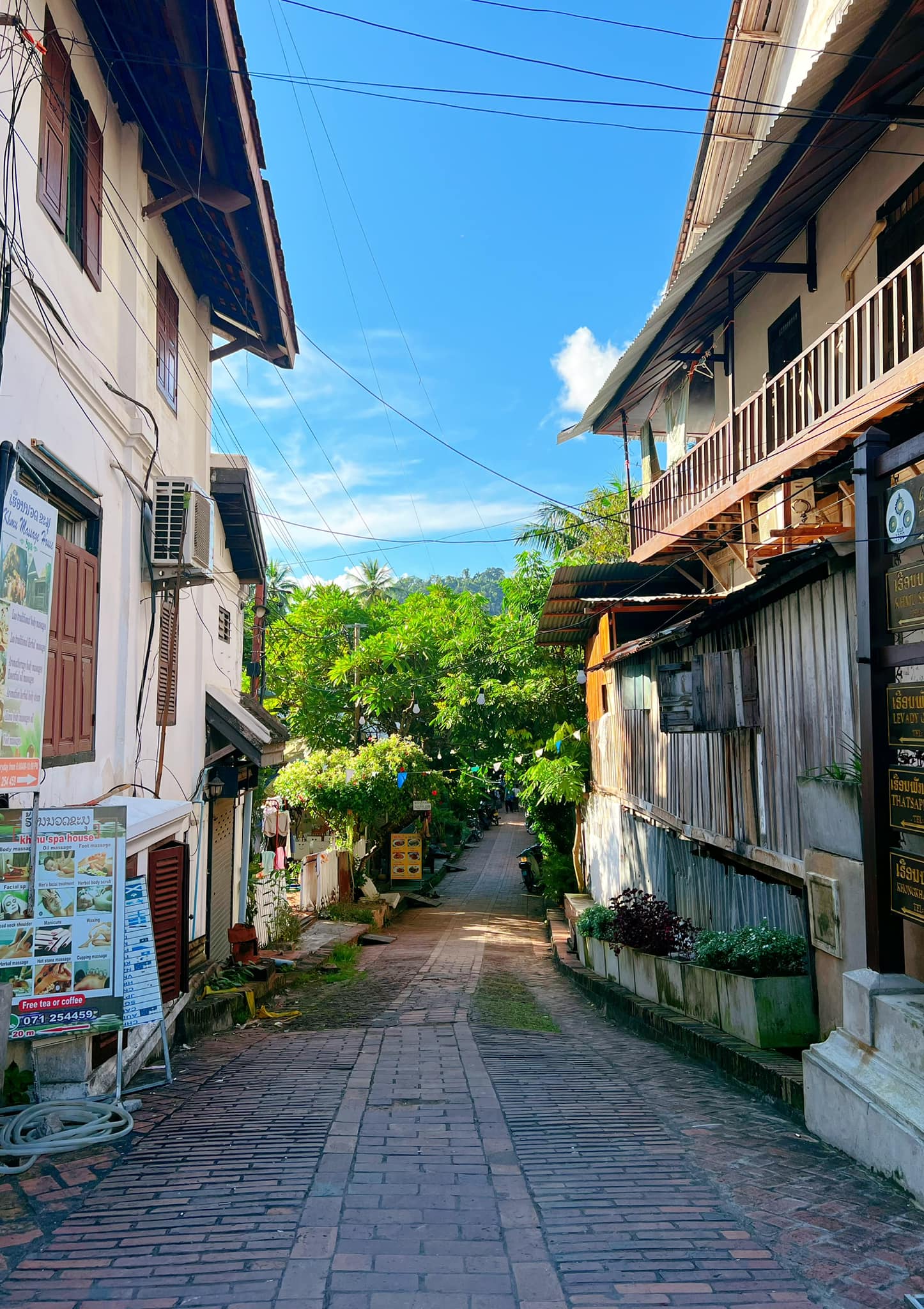 Luang Prabang nằm ở phía bắc Lào, trung tâm của một vùng núi. Ảnh: NVCC