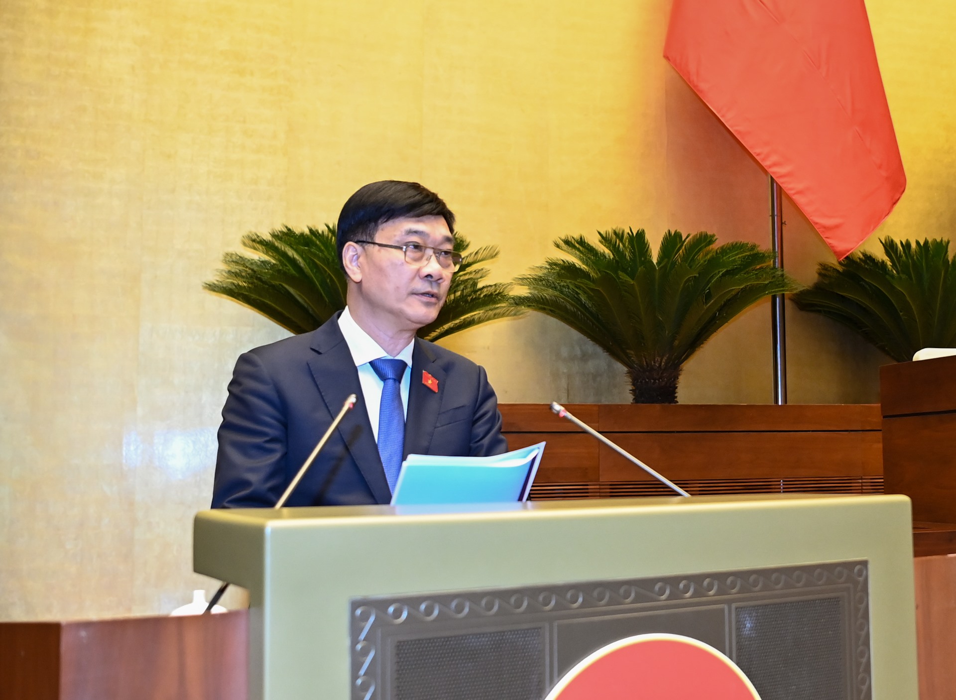 Ông Vũ Hồng Thanh - Chủ nhiệm Uỷ ban Kinh tế của Quốc hội. Ảnh: Văn phòng Quốc hội