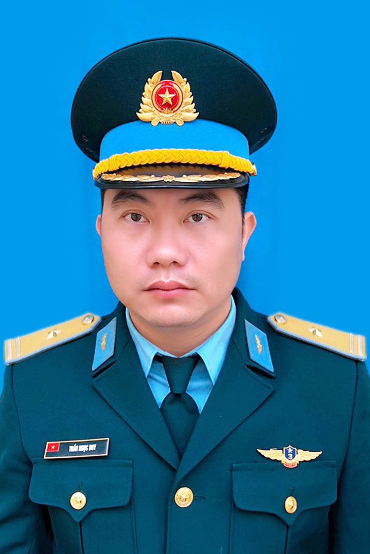 Thiếu tá, phi công Trần Ngọc Duy - Ảnh: Quân chủng Phòng không - Không quân