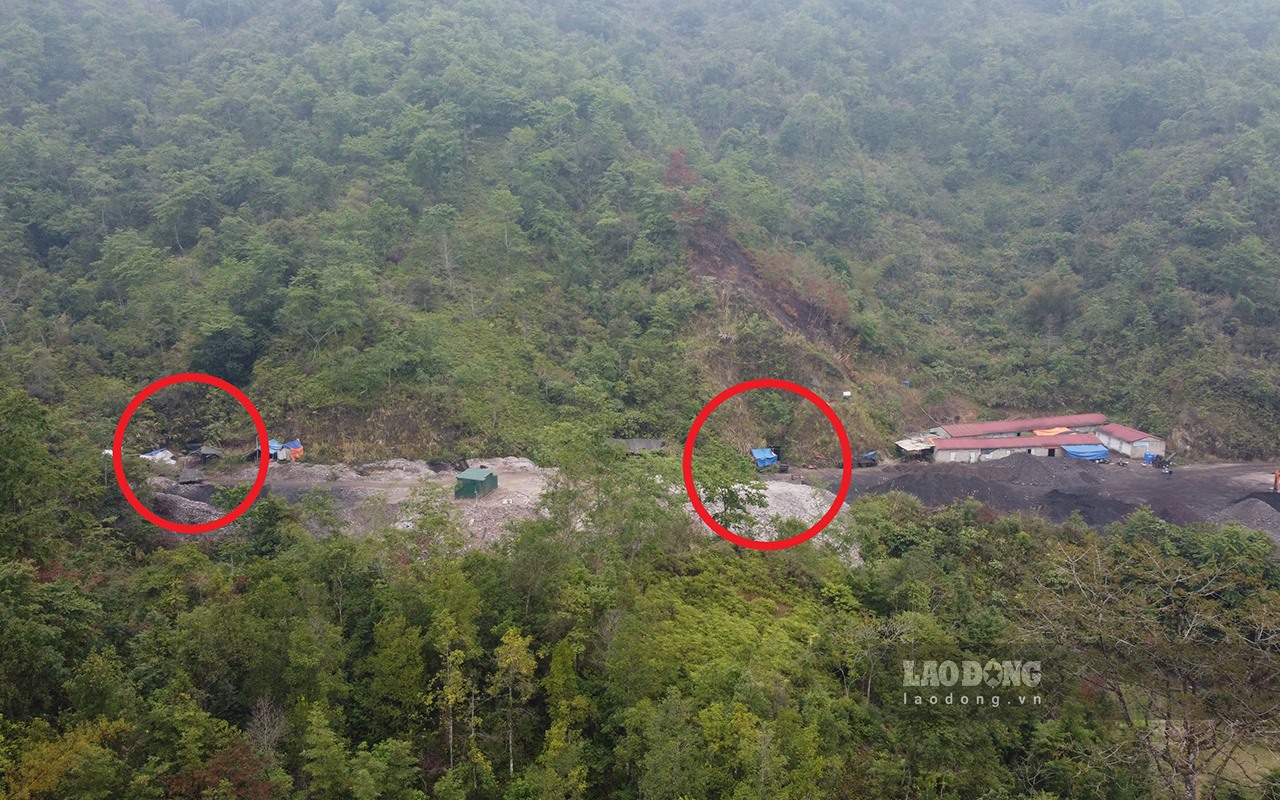 Hai hầm lò mà Công ty Mangan Cao Bằng đang khai thác.