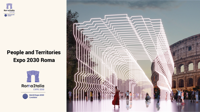 Biểu tượng của Roma Expo 2030. Ảnh: BTC