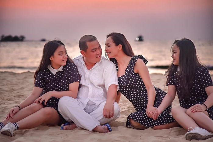 Gia đình hạnh phúc của Thuý Hạnh và Minh Khang. Ảnh: Facebook nhân vật