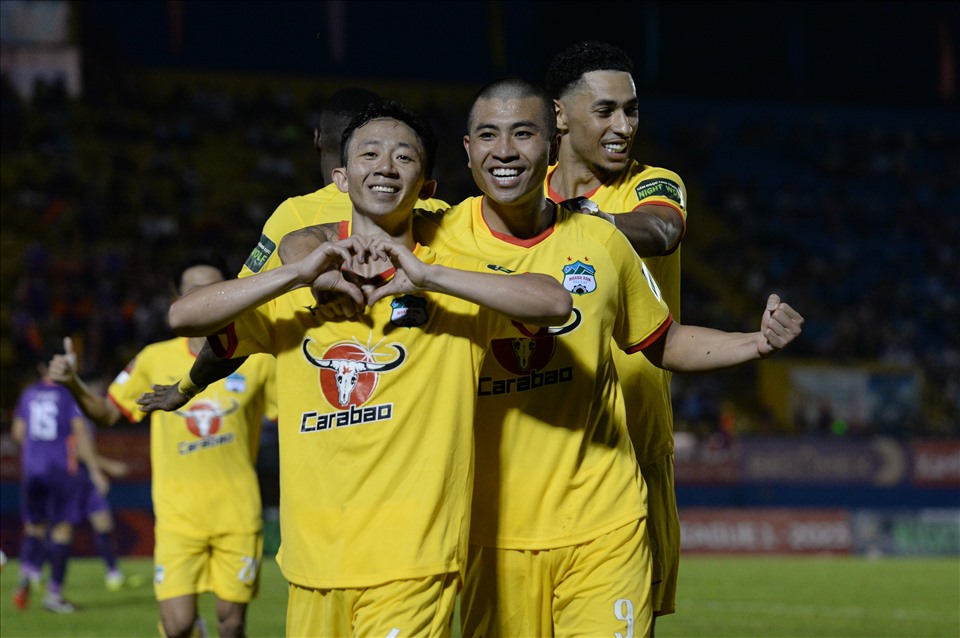 Hoàng Anh Gia Lai gặp nhiều thử thách trong chuyến làm khách ở vòng 3 V.League 2023. Ảnh: VPF