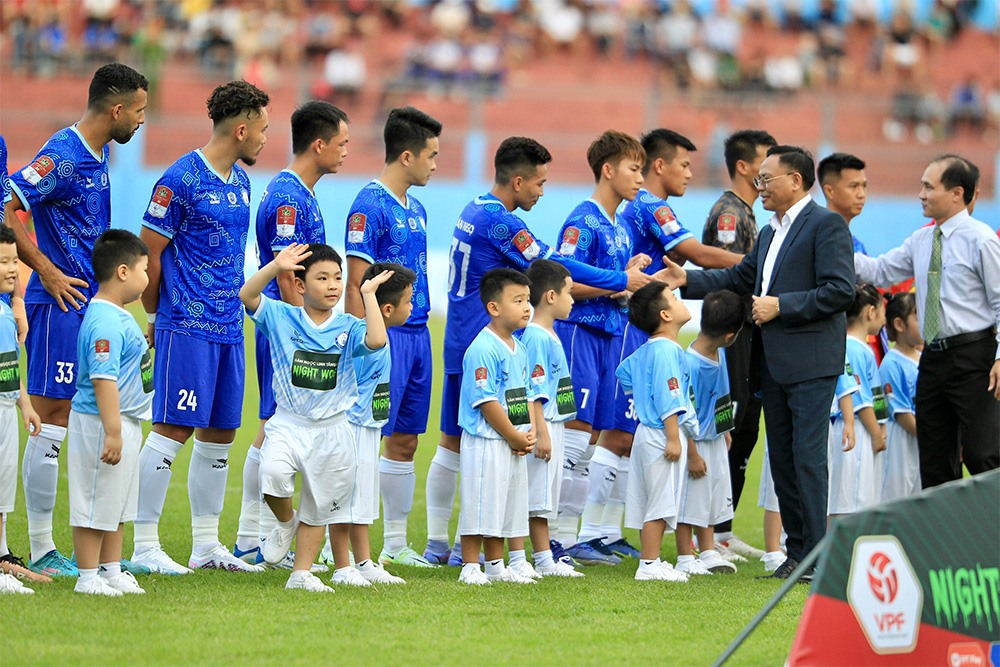 Đội Khánh Hòa đối mặt với thách thức lớn sau khi trở lại V.League. Ảnh: VPF