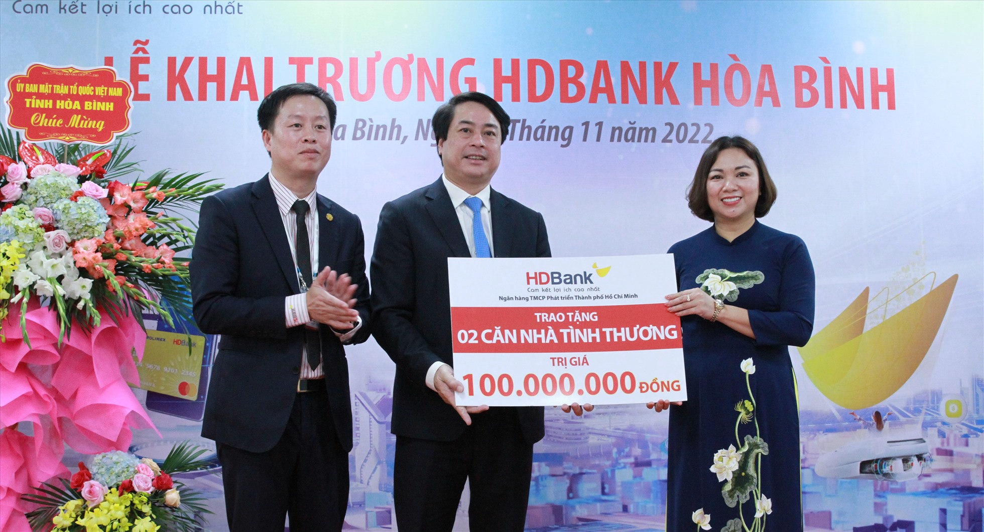 HDBank Hòa Bình khai trương tháng 11.2022, mang đến một sự lựa chọn mới cho người dân. Nguồn: HDBank