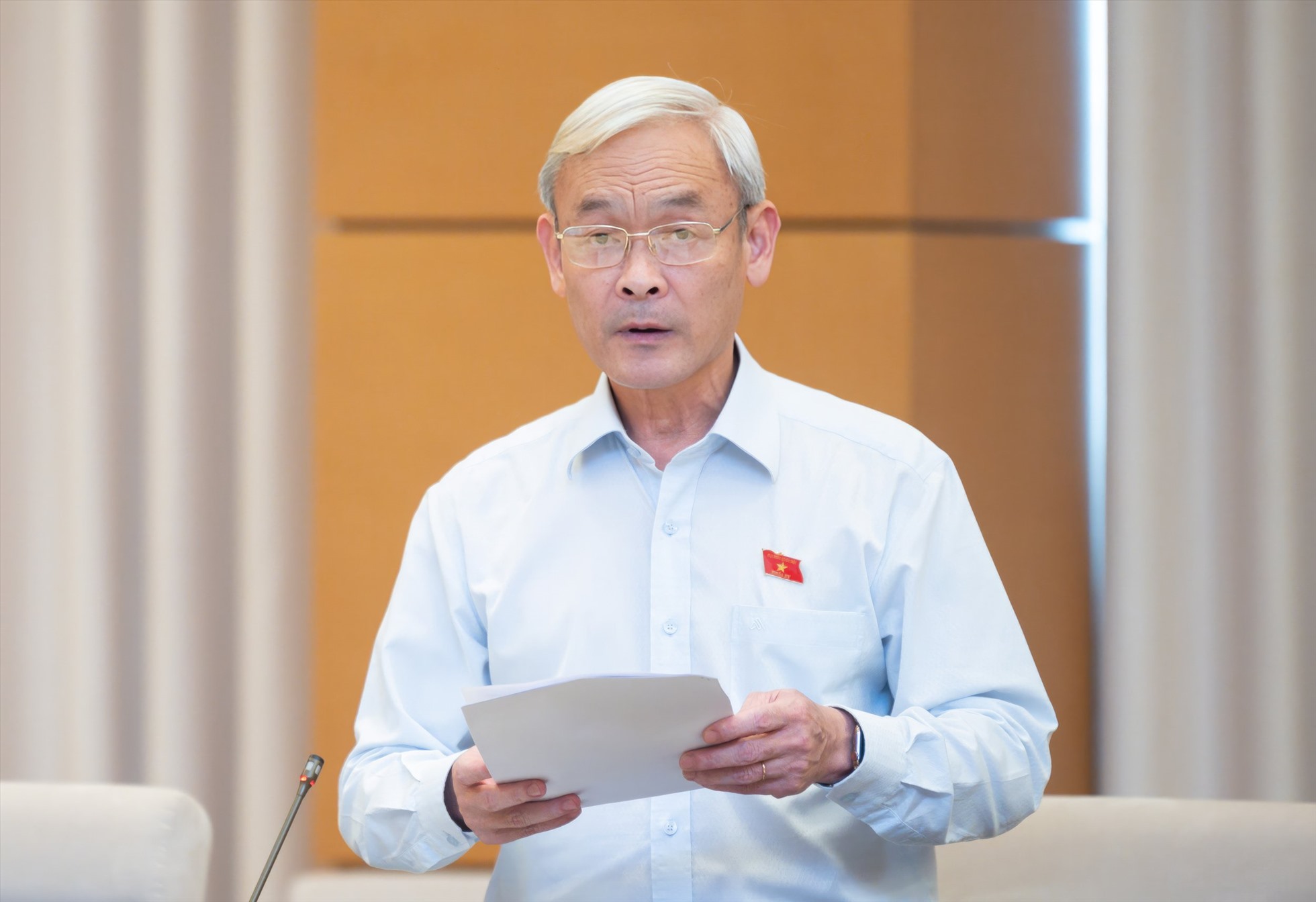 Chủ nhiệm Ủy ban Tài chính - Ngân sách Nguyễn Phú Cường. Ảnh: Nghĩa Đức
