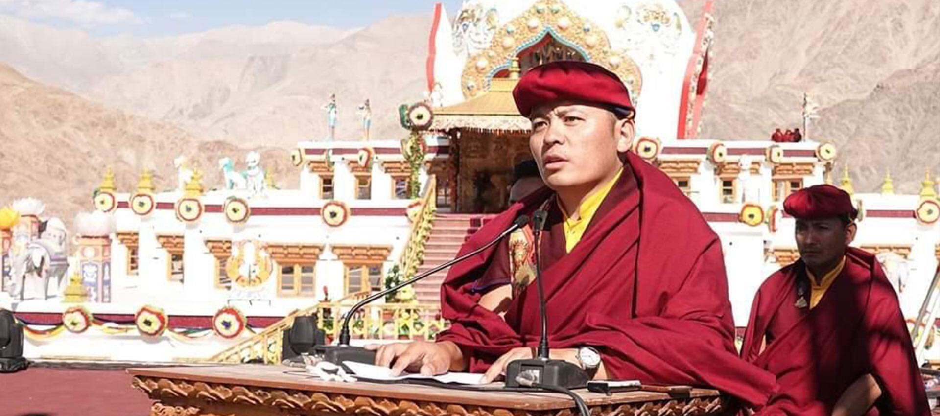 Ngài Thuksey Rinpoche trên cương vị Chủ tịch Hội đồng chư Thượng sư Drukpa (ADC) tại Ấn Độ