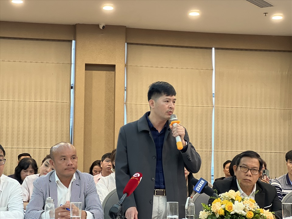 Ông Hà Thanh Tùng phát biểu tại hội thảo. Ảnh: Cường Ngô