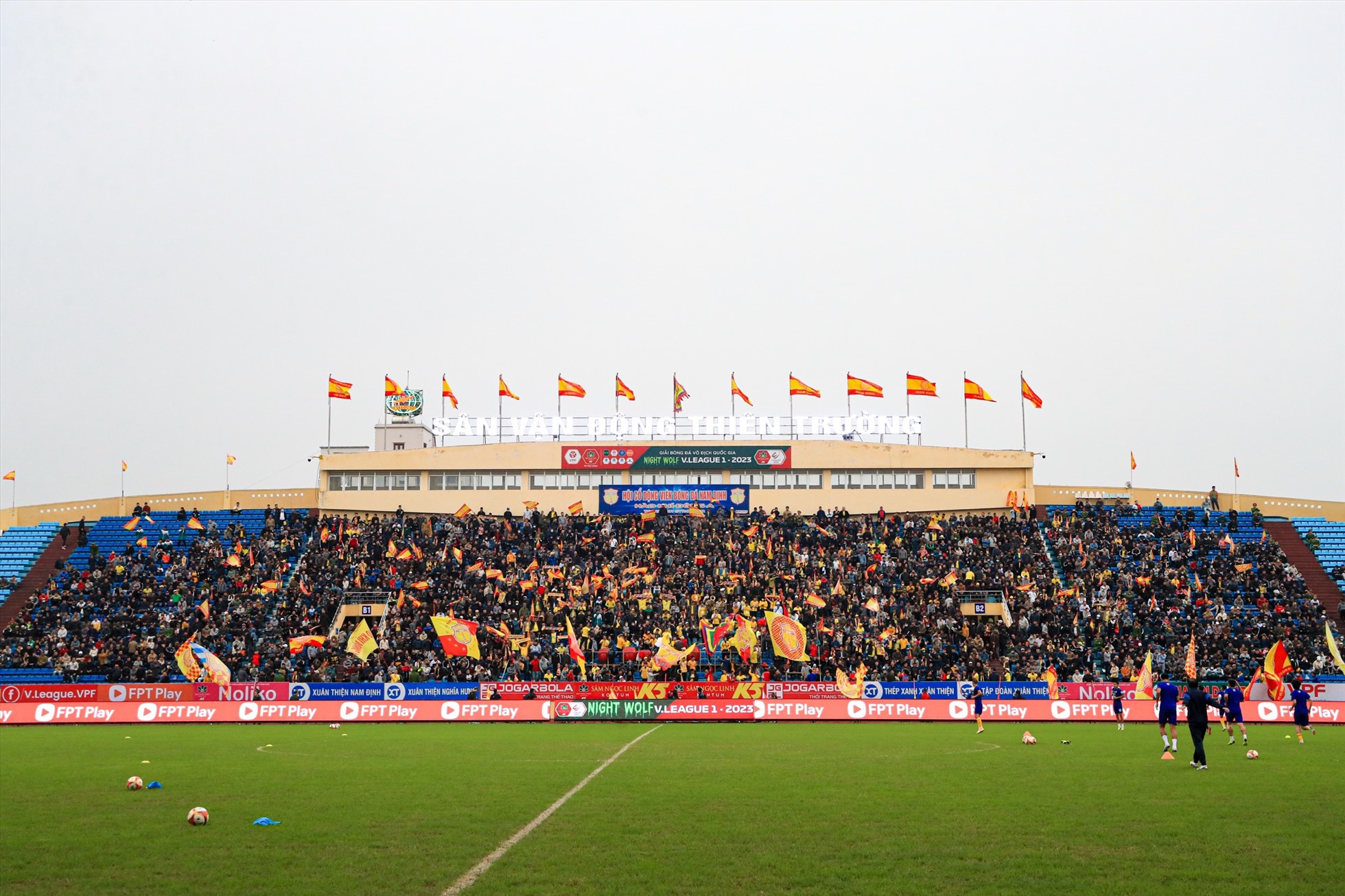 Câu lạc bộ Nam Định có cuộc tiếp đón Hoàng Anh Gia Lai trên sân vận động Thiên Trường trong khuôn khổ vòng 3 V.League 2023.
