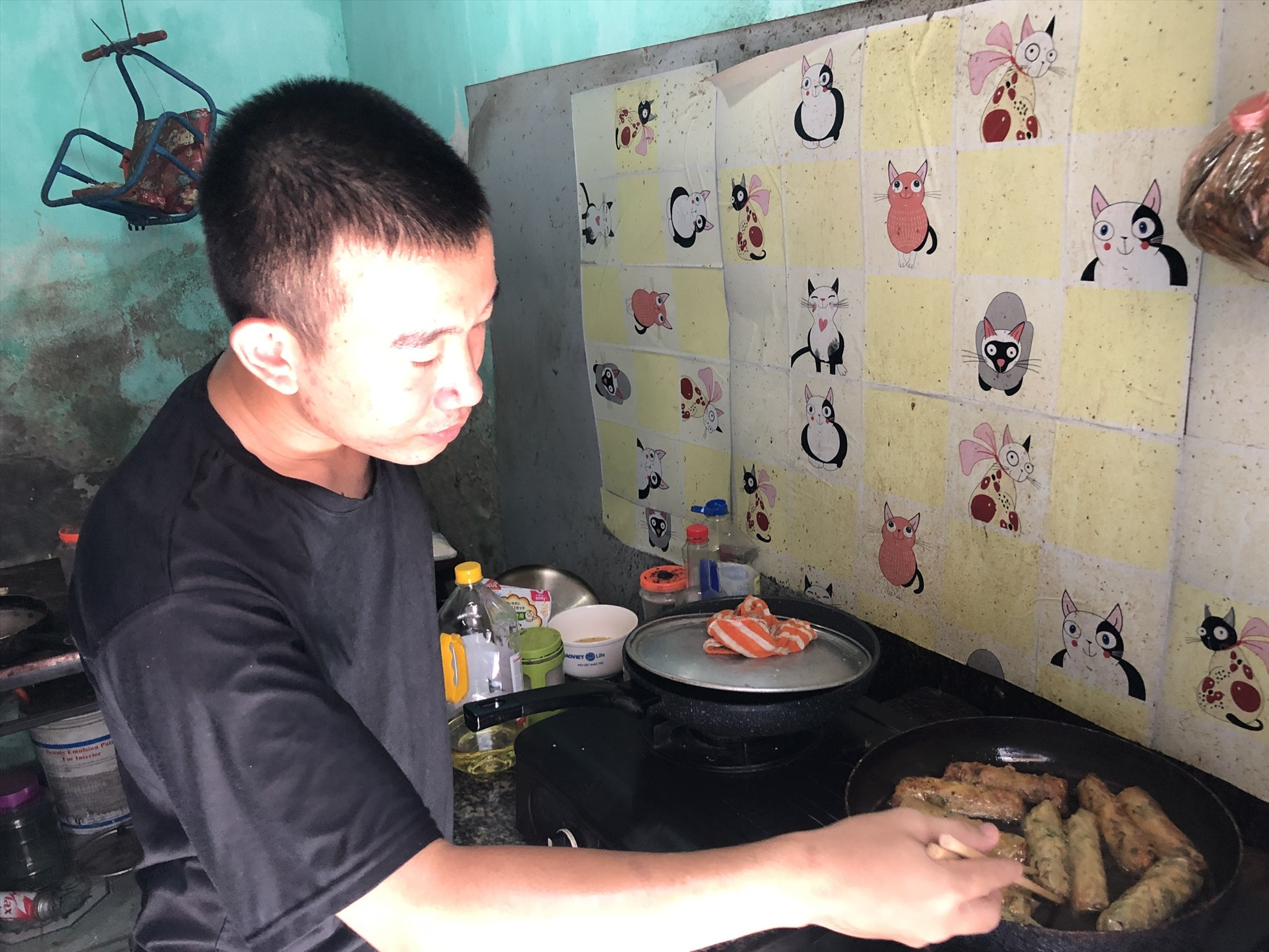 Công nhân thuê trọ tại xã Kim Chung, huyện Đông Anh, Hà Nội. Ảnh minh hoạ: Bảo Hân