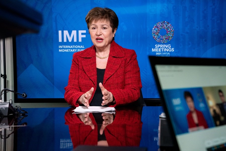 Giám đốc IMF Kristalina Georgiev. Ảnh: Xinhua