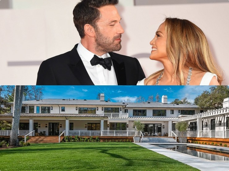 Jennifer Lopez và Ben Affleck tậu biệt thự mới. Ảnh: Mega, MTV.