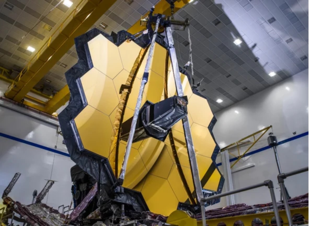 Kính viễn vọng khổng lồ James Webb trước khi được đưa vào sử dụng. Ảnh: NASA