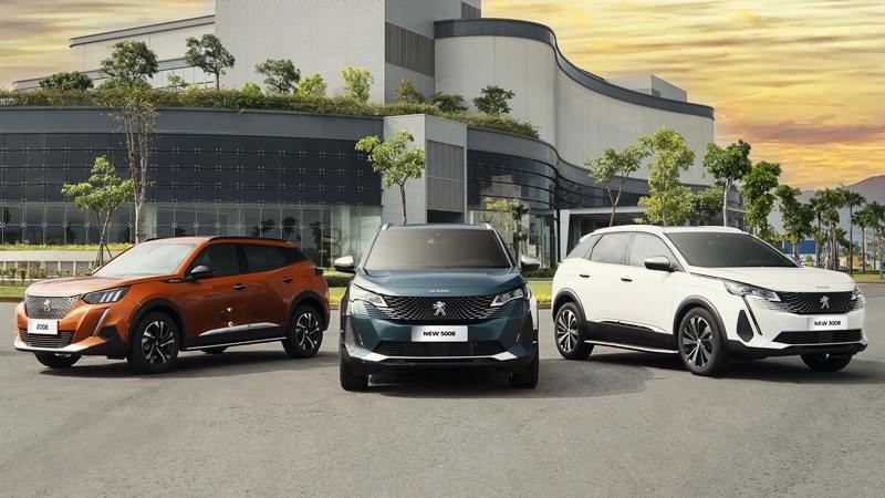 Toàn bộ các mẫu xe Peugeot đang bán tại Việt Nam được điều chỉnh giá bán. Ảnh: Peugeot.