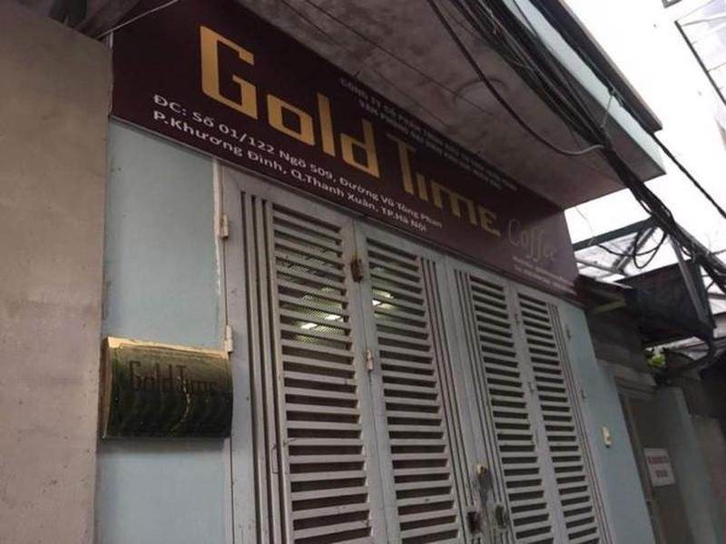 Một “nhánh” của đa cấp Gold Time tại Hà Nội. Ảnh: Đô Mến