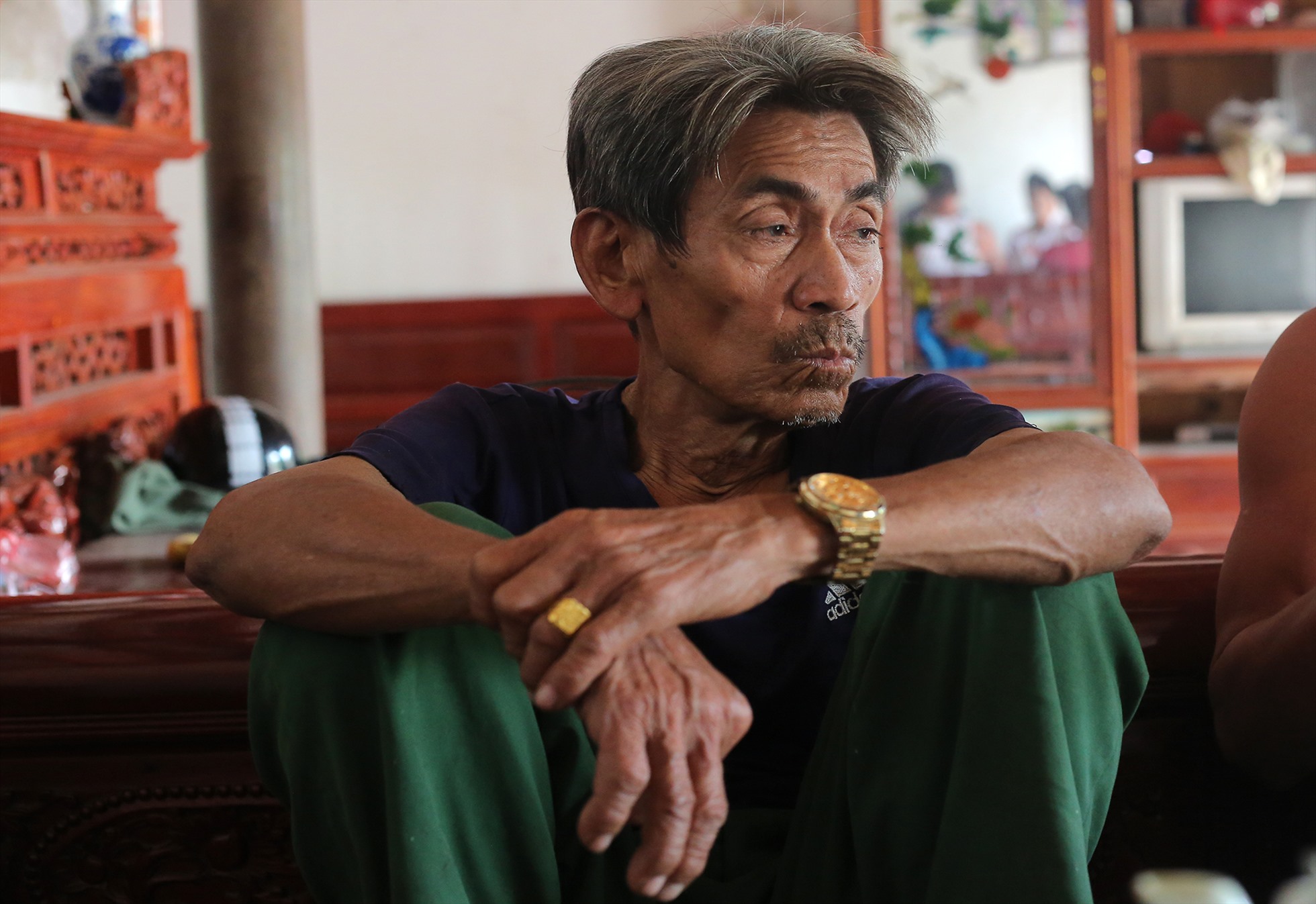 Theo ông Trần Ngọc Chinh, mắt trái của ông đã bị hỏng trong quá trình chịu án tù giam.