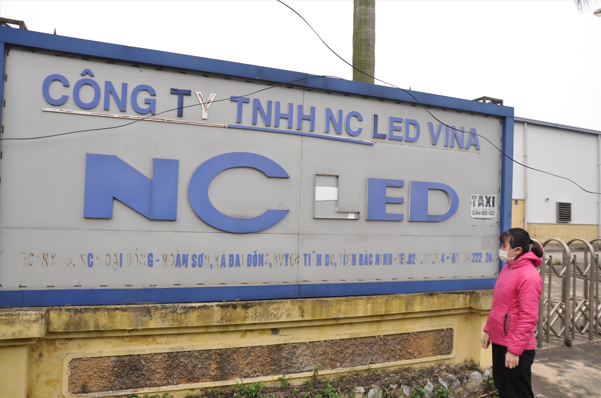 Công ty TNHH NC LED Vina (Bắc Ninh) nợ lương, bảo hiểm xã hội tháng 4.2020 của người lao động từ thời điểm dừng hoạt động (tháng 5.2020) đến nay. Ảnh: Bảo Hân