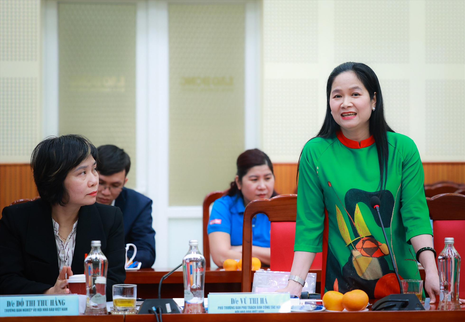 Bà Vũ Thị Hà, Phó Trưởng ban phụ trách Ban Công tác hội, Hội nhà báo Việt Nam. Ảnh: Hải Nguyễn