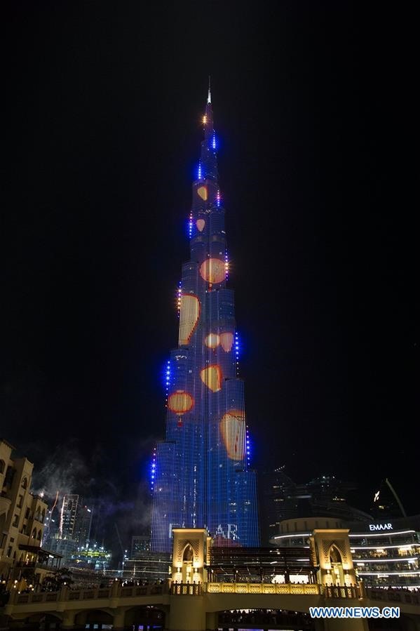 Tháp Burj Khalifa. Ảnh: Xinhua