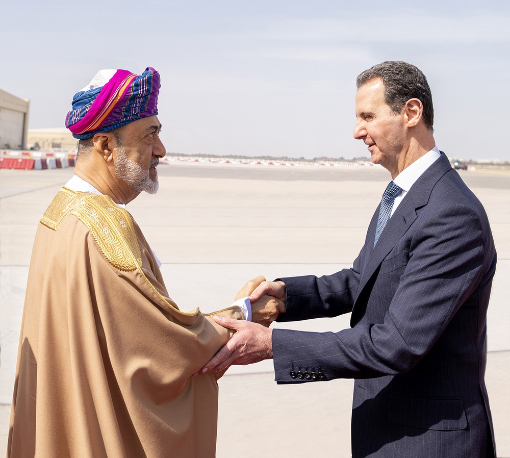 Một vài hình ảnh của Tổng thống Syria trong chuyến thăm Oman. Ảnh: Bộ Ngoại giao Oman