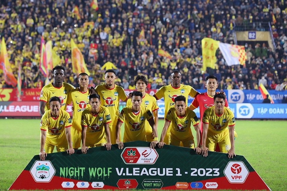 Hoàng Anh Gia Lai góp mặt trong top 30 đội bóng mạnh nhất Đông Nam Á năm 2022. Ảnh: VPF