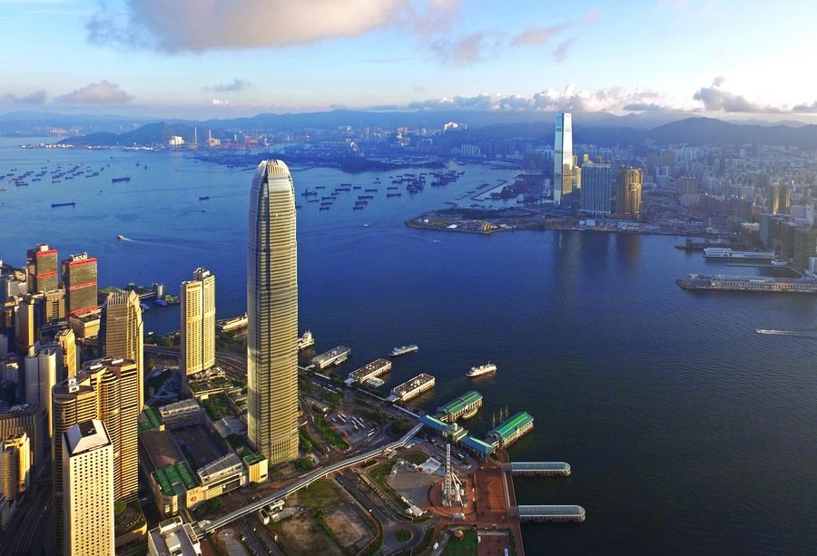 Cảng Victoria, Hong Kong, Trung Quốc. Ảnh: Xinhua