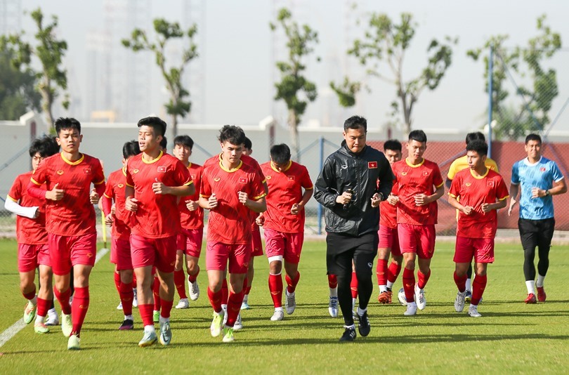 U20 Việt Nam có sự tự tin và điểm rơi phong độ tốt. Ảnh: VFF