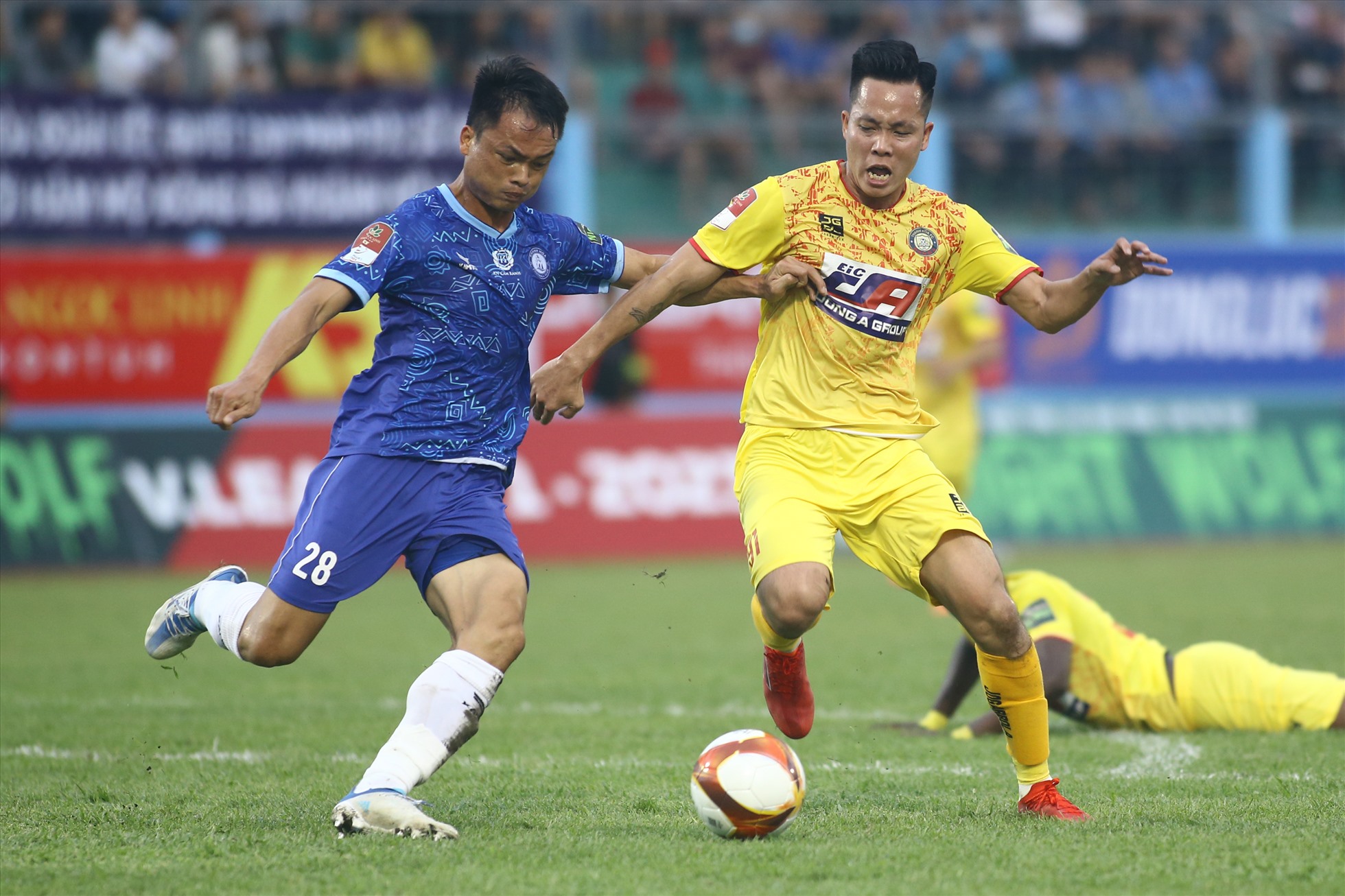 Cầu thủ cũ của Khánh Hòa - Thanh Bình thể hiện quyết tâm trong lần trở lại sân 19 tháng 8.