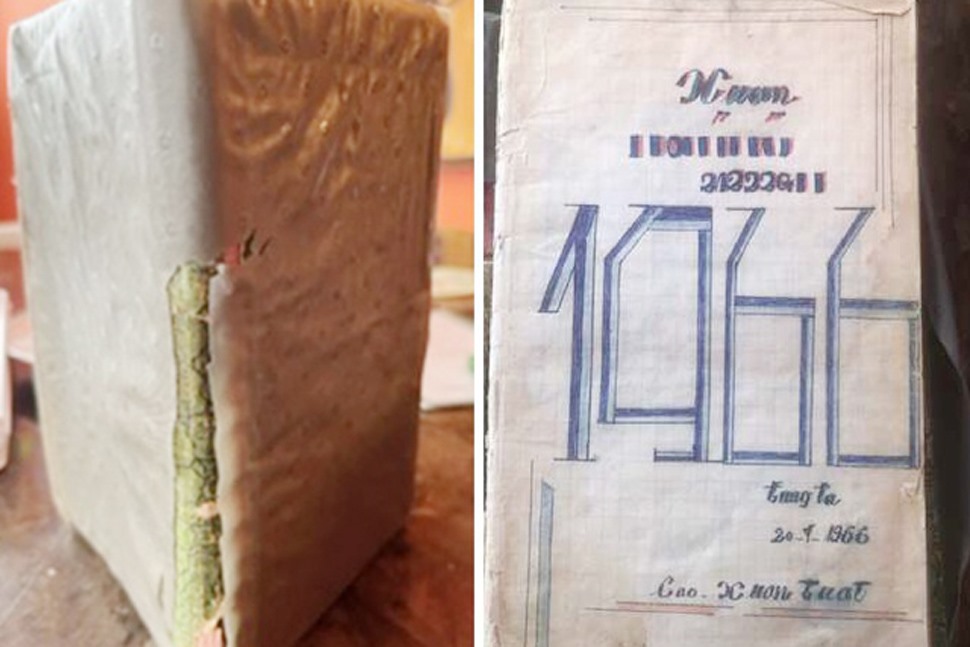 Cuốn nhật ký mà cựu binh Mỹ đang đã cất giữ 56 năm nay hiện đang muốn tìm chủ nhân để trả lại. Ảnh báo NorthJersey.