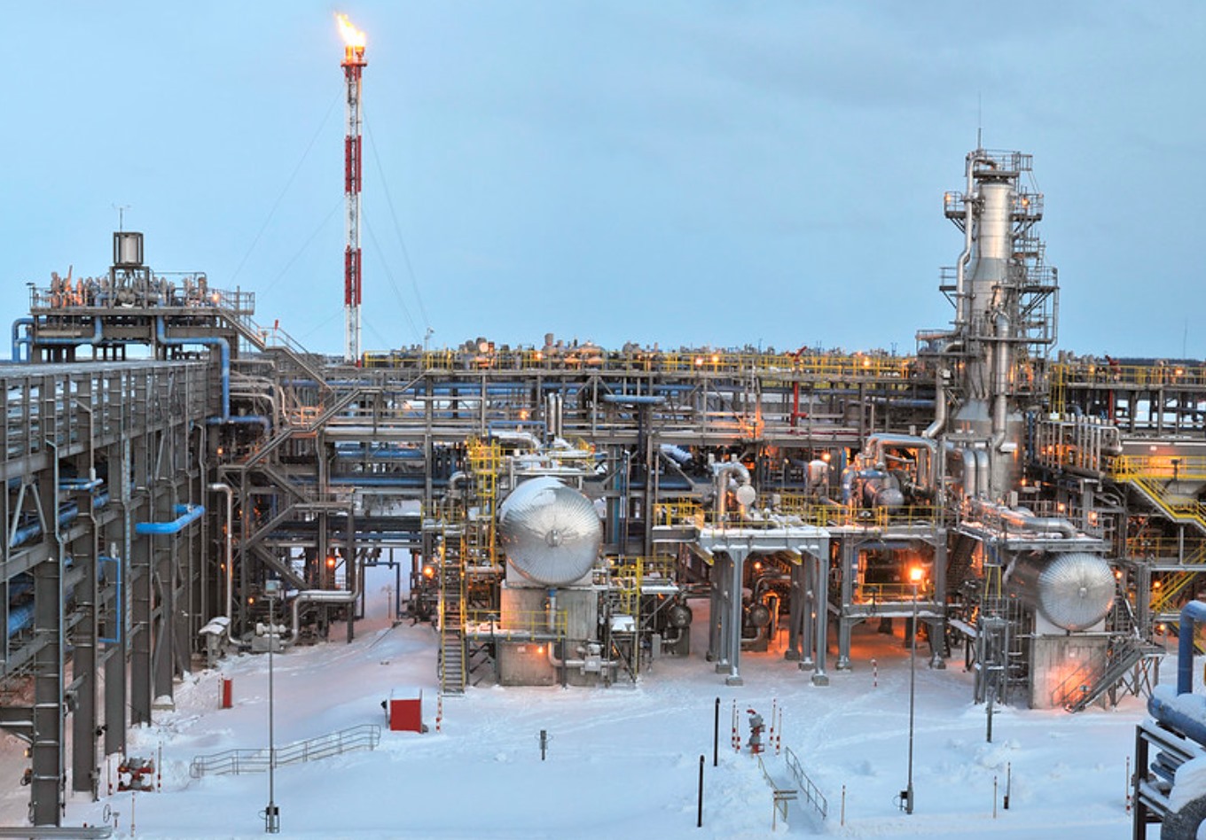 Một cơ sở sản xuất dầu của công ty Nga Sakhalin Energy. Ảnh: Sakhalin Energy
