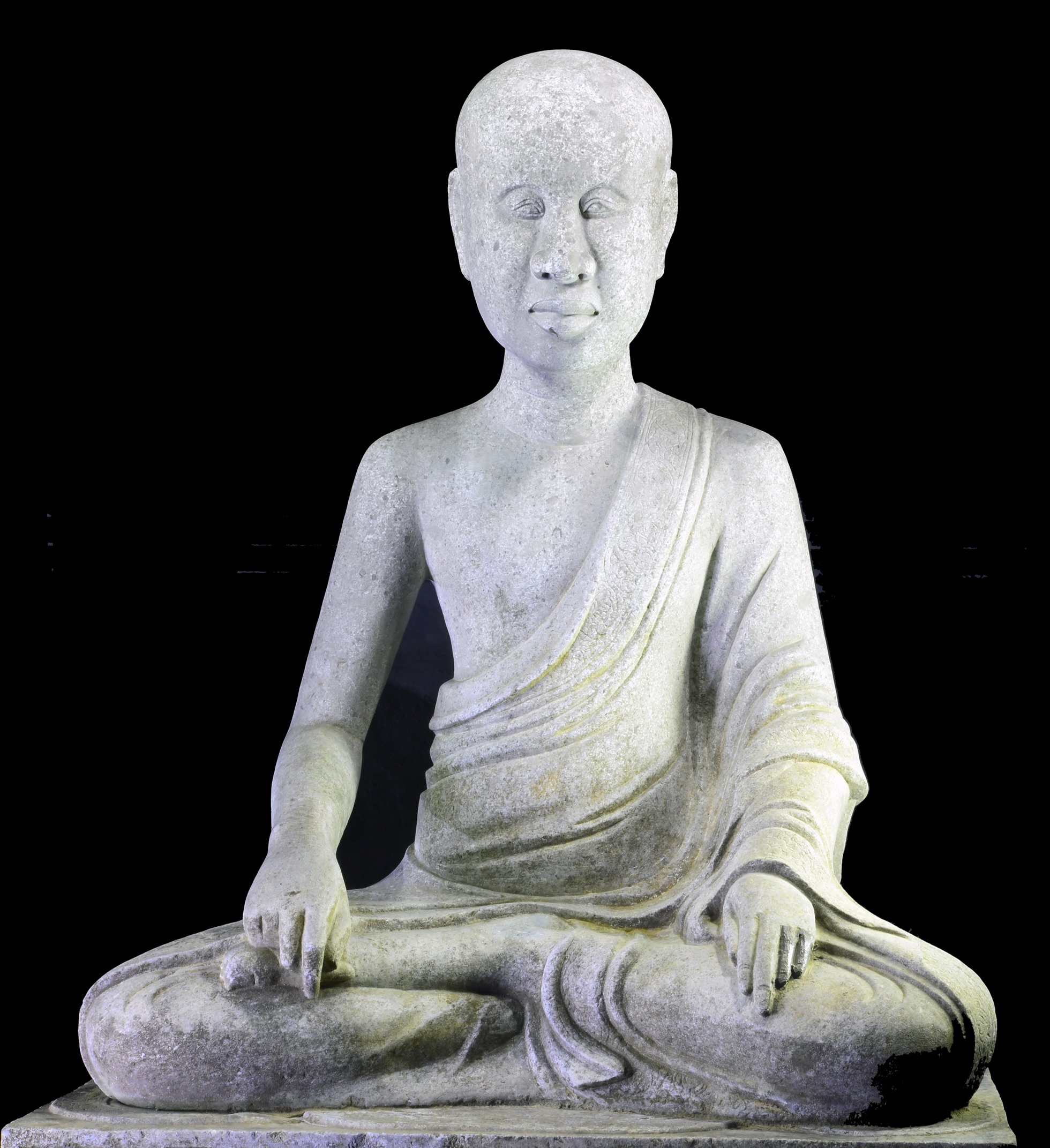 Tượng Phật hoàng Trần Nhân Tông, bảo vật quốc gia. Ảnh: Bảo tàng Quảng Ninh