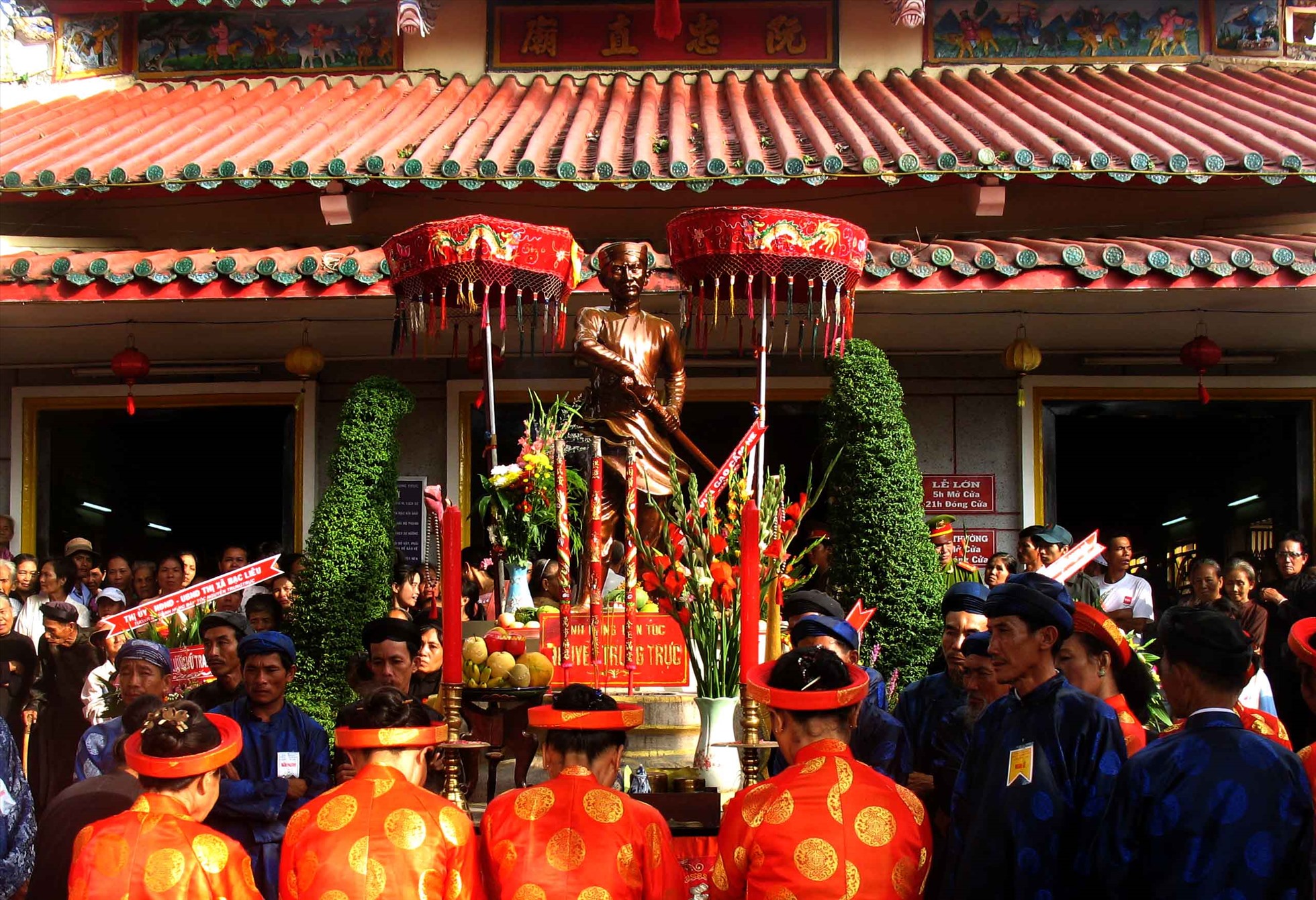Lễ hội đình thần Nguyễn Trung Trực được Bộ Văn hoá -Thể thao - Du lịch đưa vào danh mục Di sản văn hoá phi vật thể quốc gia. Ảnh: Lâm Điền