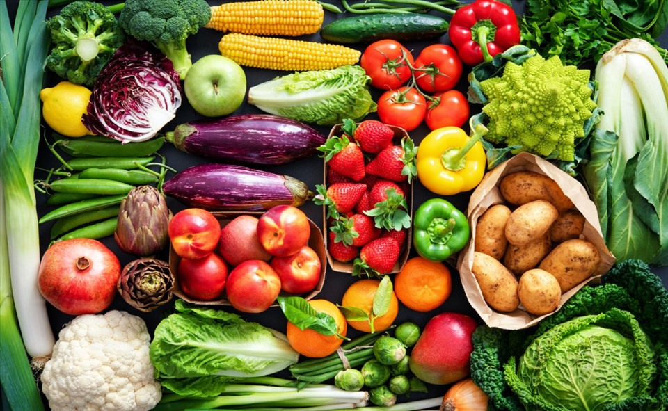 Các loại rau, đậu... là thực phẩm chứa nhiều chất xơ rất tốt cho đường ruột. Ảnh: Xinhua