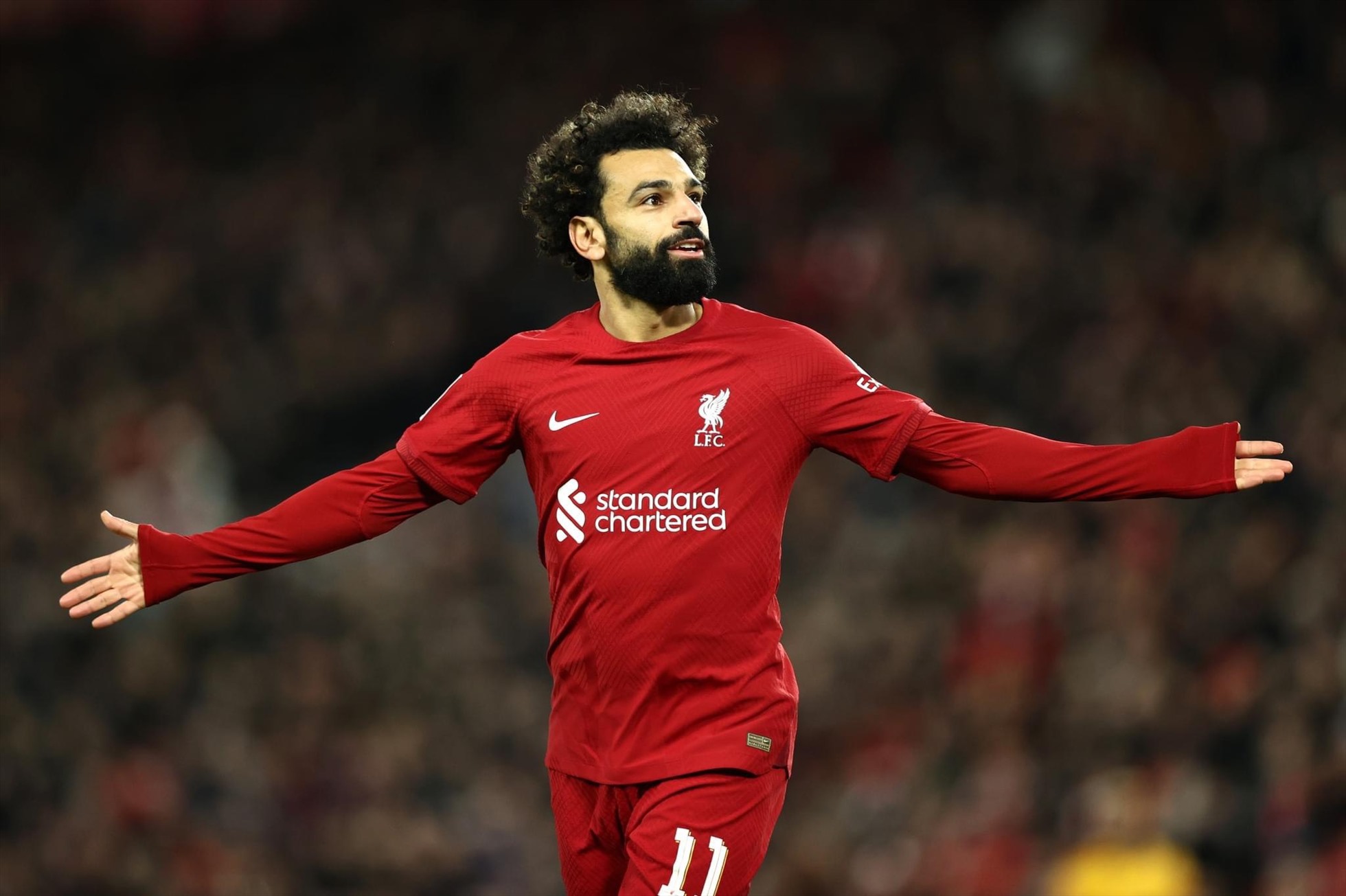 Khi nào nụ cười mới trở lại với Salah?  Ảnh: Liverpool