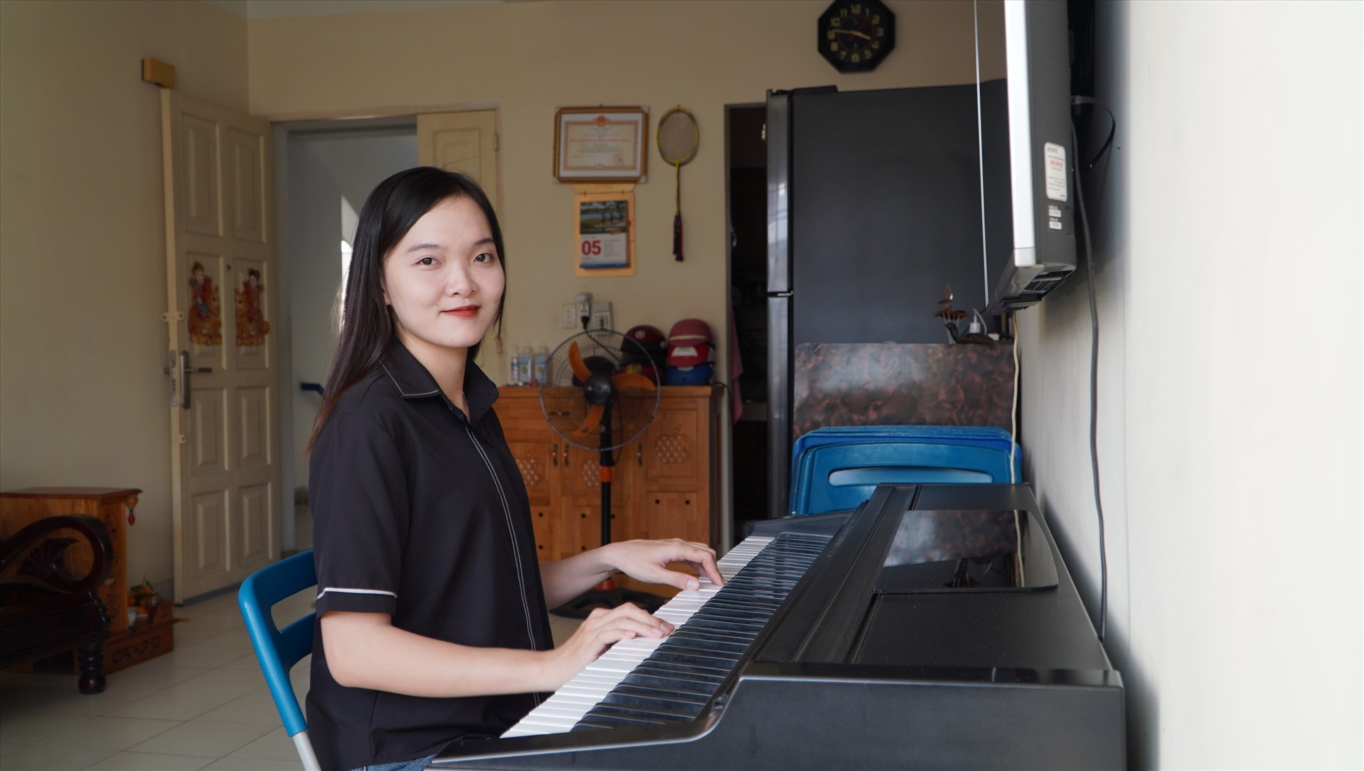 Đặng Lê An Bình là 1 trong 3 cô gái của TPHCM tình nguyện viết đơn tham gia nghĩa vụ quân sự năm 2023. Ảnh: Nhân vật cung cấp