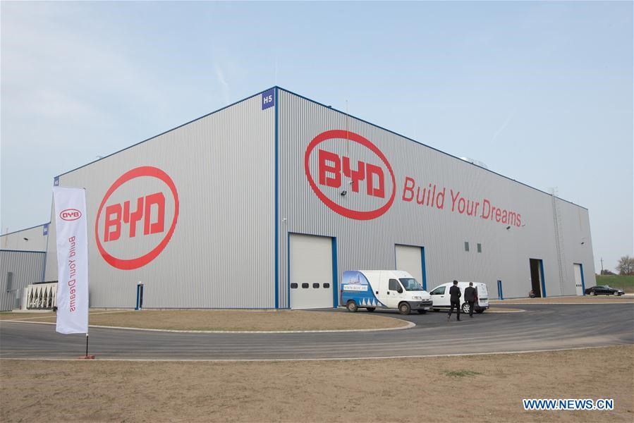 BYD có kế hoạch xây dựng nhà máy xe điện ở châu Âu, thay vì tiếp quản nhà máy của Ford. Ảnh: Xinhua