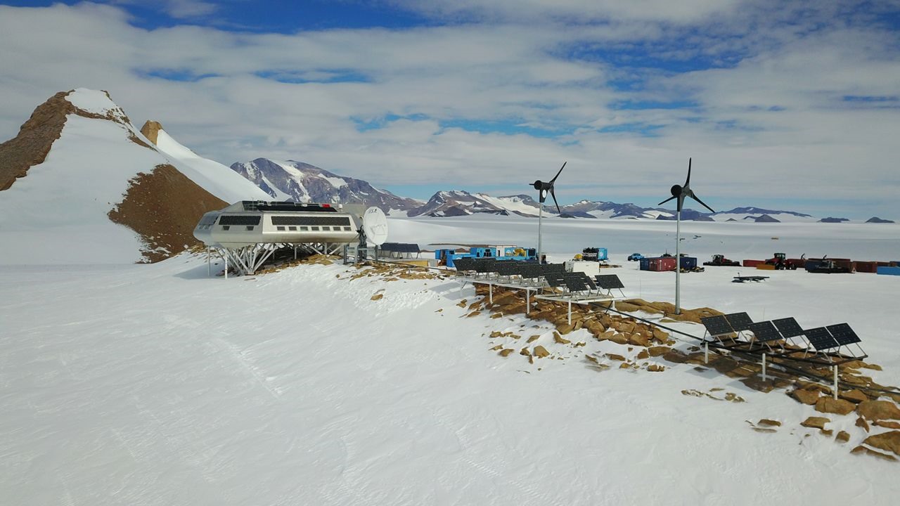 Nhà bếp được đặt tại khu nghiên cứu ở Nam Cực. Ảnh: Courtesy International Polar Foundation
