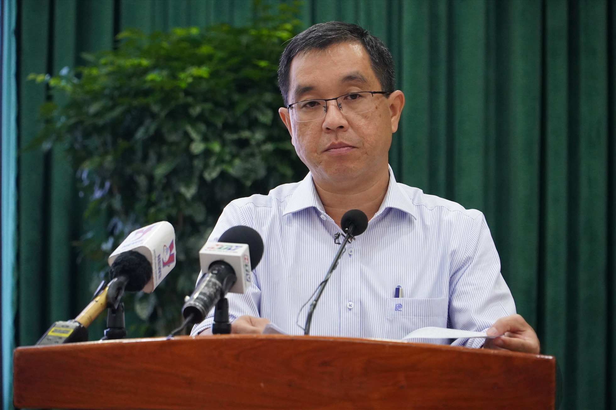Ông Huỳnh Thanh Khiết – Phó Giám đốc Sở Xây dựng TPHCM.  Ảnh: Minh Quân