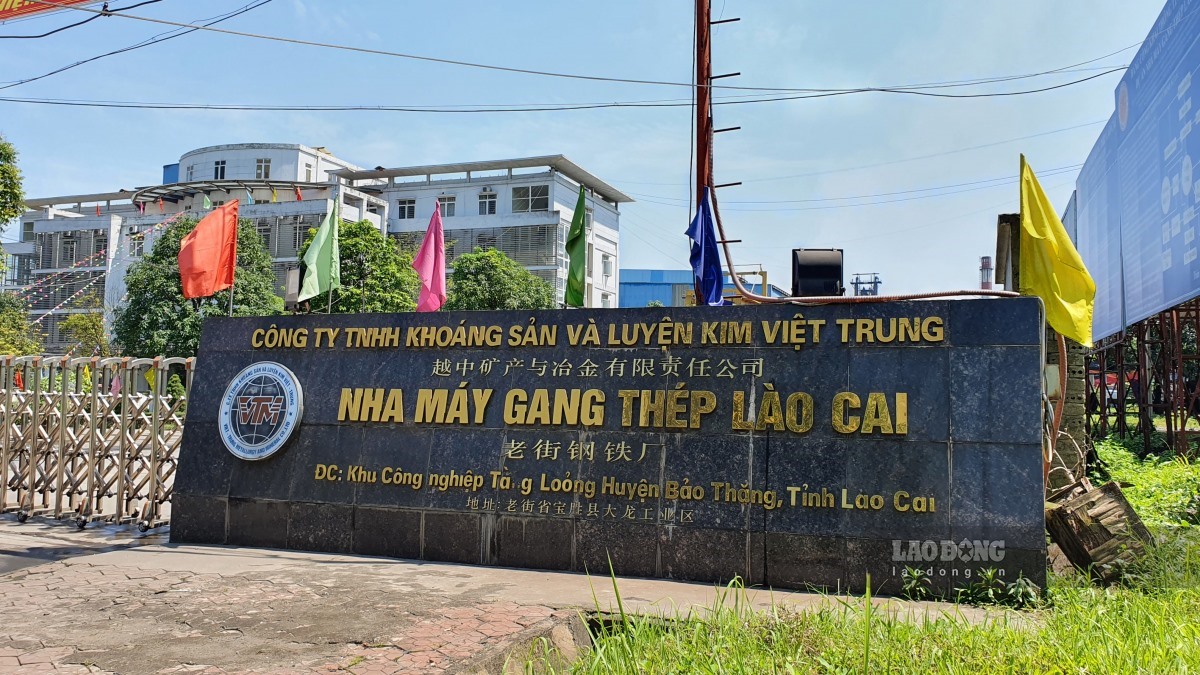 Công ty TNHH Khoáng sản và Luyện kim Việt – Trung một trong những doanh nghiệp nợ thuế cao nhất tỉnh Lào Cai với số tiền trên 100 tỉ đồng. Ảnh: Văn Đức.