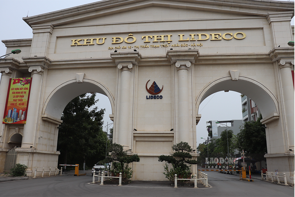 Dự án khu đô thị Lideco thuộc thị trấn Trạm Trôi, Hoài Đức (Hà Nội) là một trong những dự án lớn nhất huyện này.