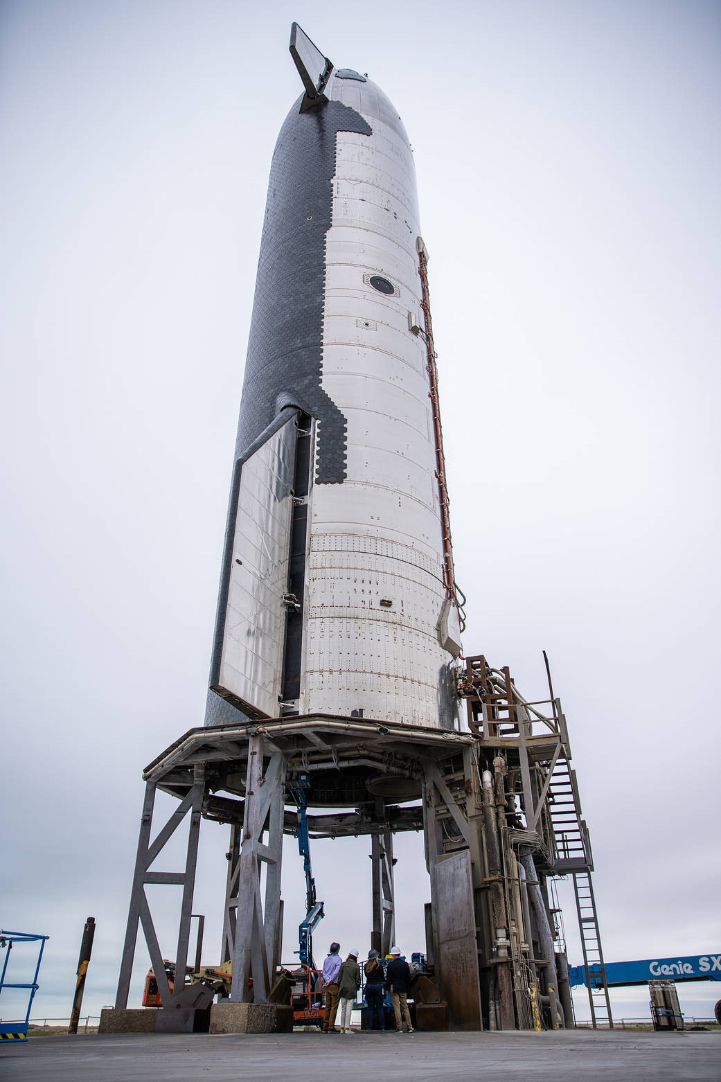 SpaceX đang đóng vai trò quan trọng trong giai đoạn phát triển đầu tiên của mảng vận chuyển trong không gian. Ảnh: SpaceX