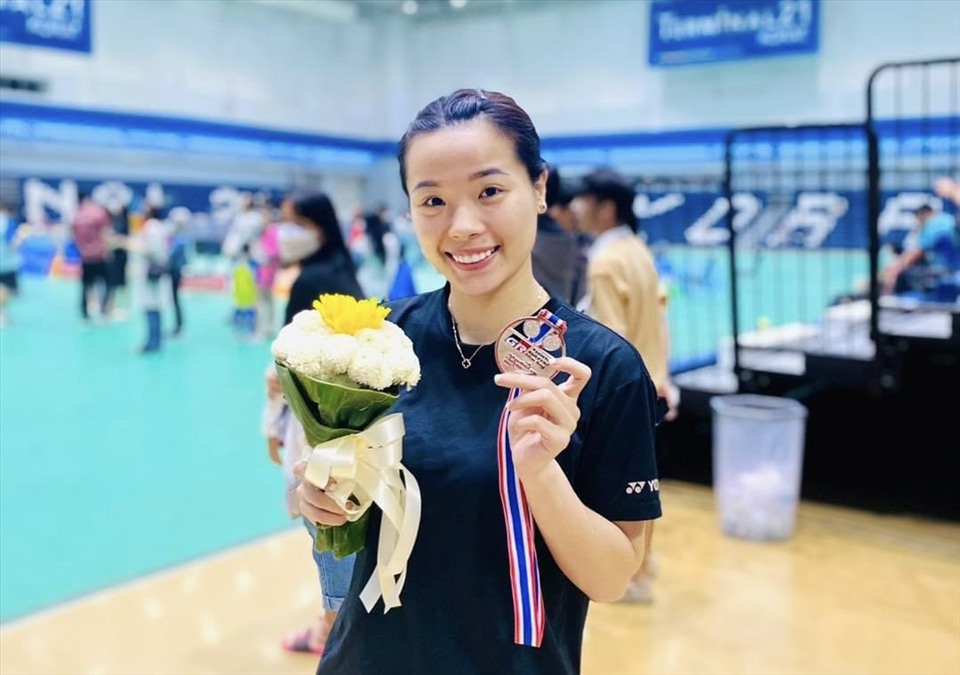 Thuỳ Linh giành huy chương bạc giải cầu lông
