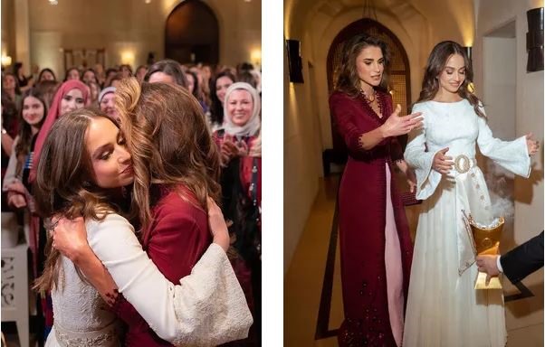 Hoàng hậu Rania đăng ảnh về quá trình chuẩn bị đám cưới của con gái. Ảnh: Instagram Hoàng hậu Rania