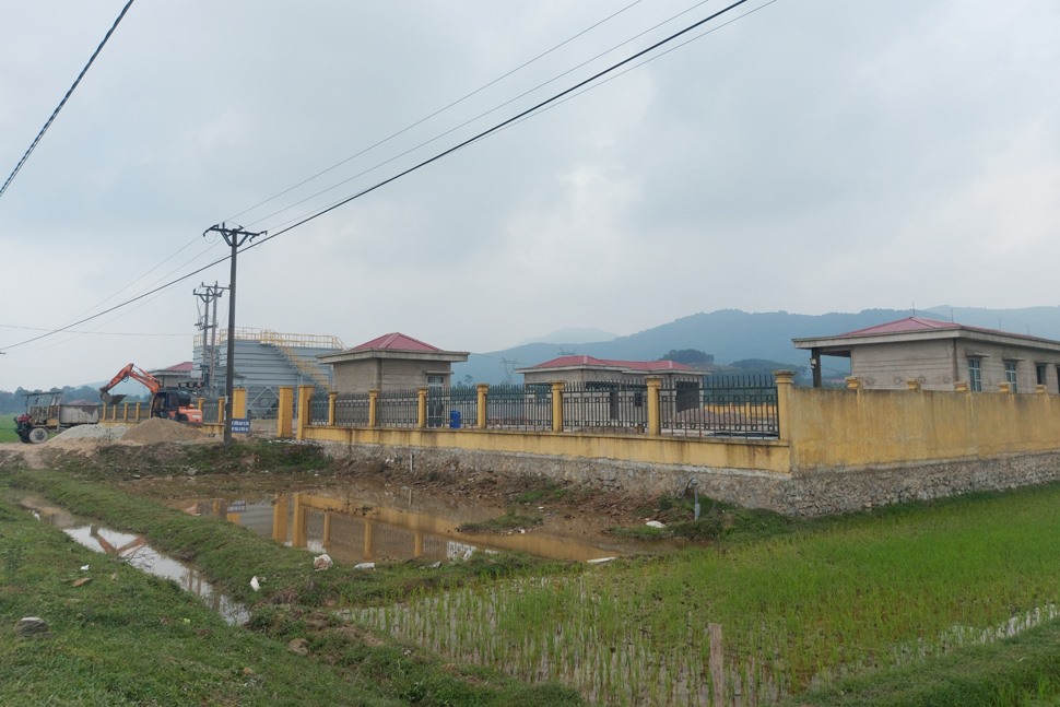 Dự án cấp nước sạch Khe Xai ở xã Thạch Xuân đang chậm tiến độ chờ gia hạn. Ảnh: Trần Tuấn.
