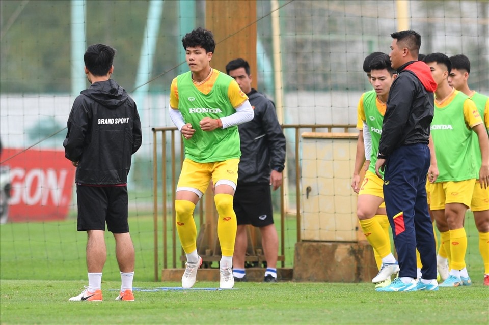 Trận giao hữu với câu lạc bộ Phú Thọ là bài kiểm tra quan trọng của U23 Việt Nam. Ảnh: An Nguyên