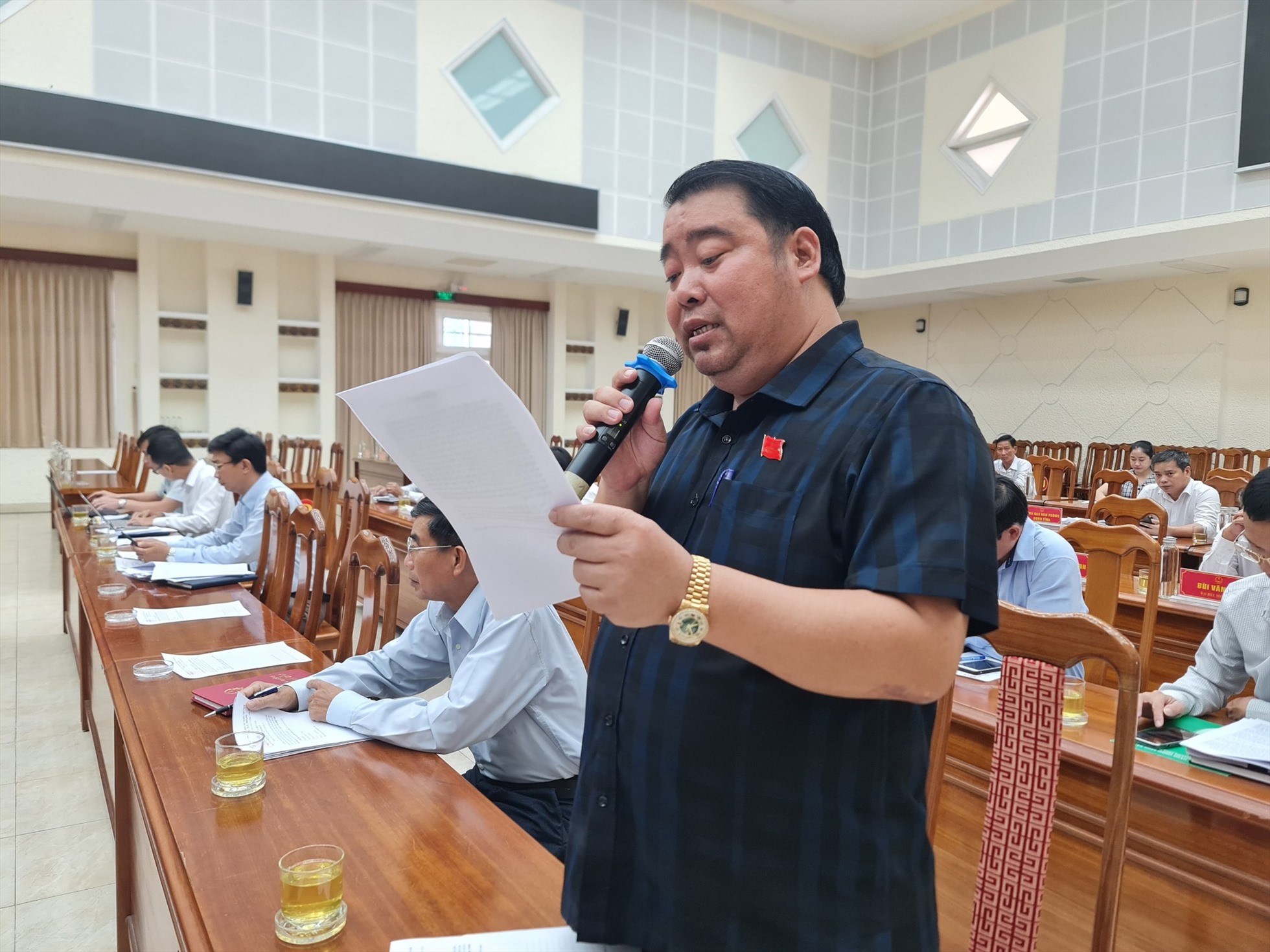 Ông Nguyễn Viết Dũng được bầu là đại biểu HĐND tỉnh Quảng Nam nhiệm kỳ 2021 - 2026. Ảnh Trương Hồng